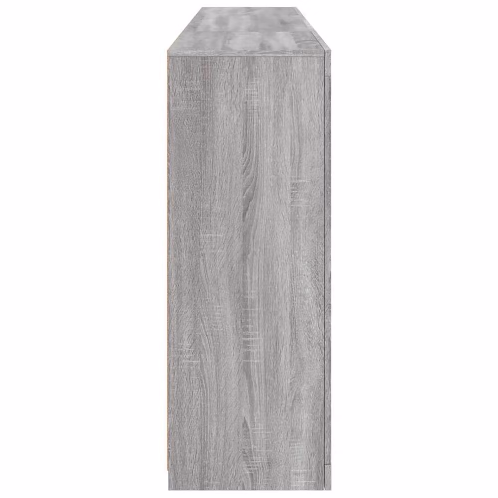 Berkfield Home Modern Grey Sideboard with Integrated LED Lighting W/D/H: 202 x 37 x 100 cm – 4