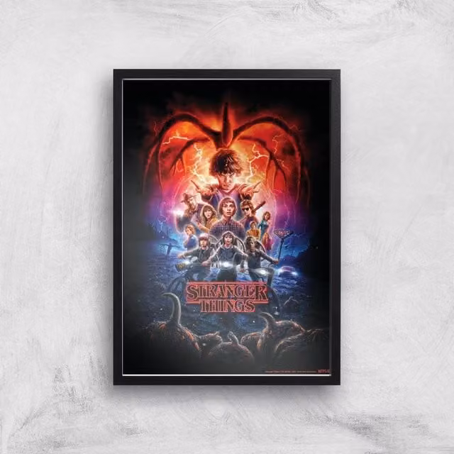 Stranger Things Season Two Multicolour Giclee Art Paper Poster, Size: A2