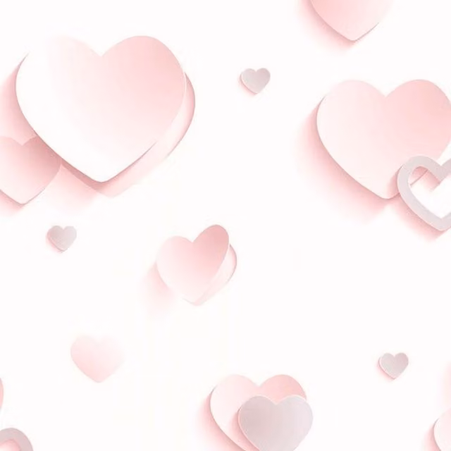 Muriva Pink Heart Glitter Geometric Wallpaper Roll
