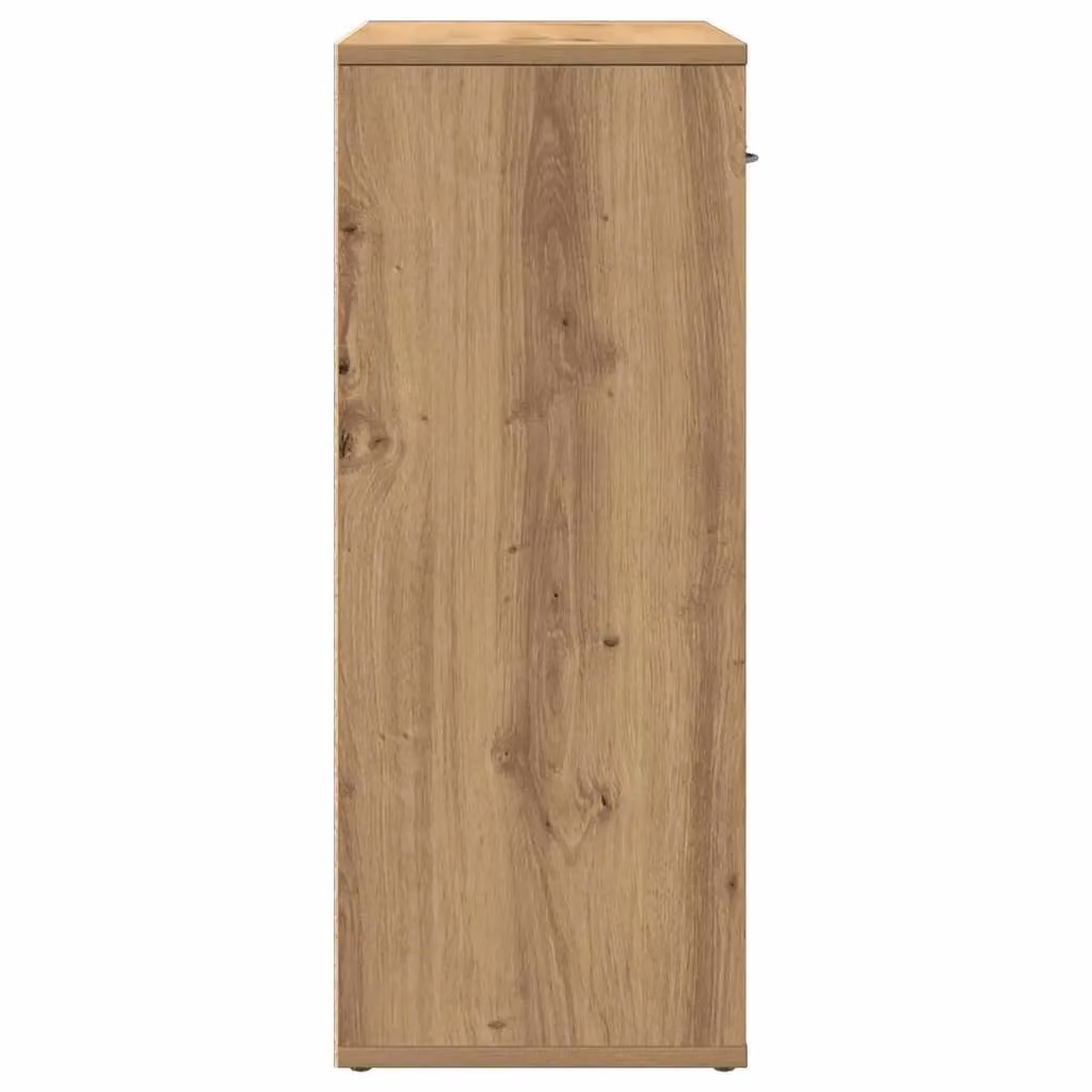Berkfield Home Artisan Oak Sideboard in Brown, W/D/H: 60 x 30 x 75 cm – 4