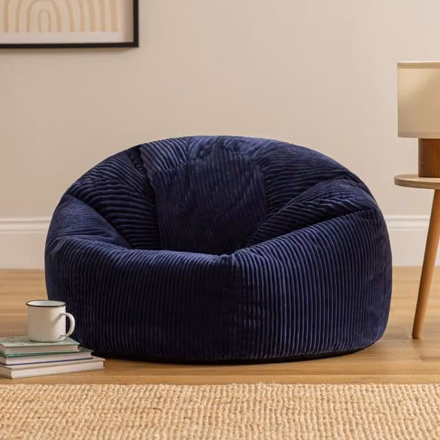 ICON Classic Corduroy Bean Bag in Blue