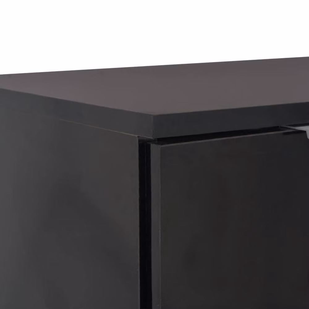 Berkfield Home Modern High Gloss Black Sideboard, W/D/H: 71 x 35 x 76 cm – 4