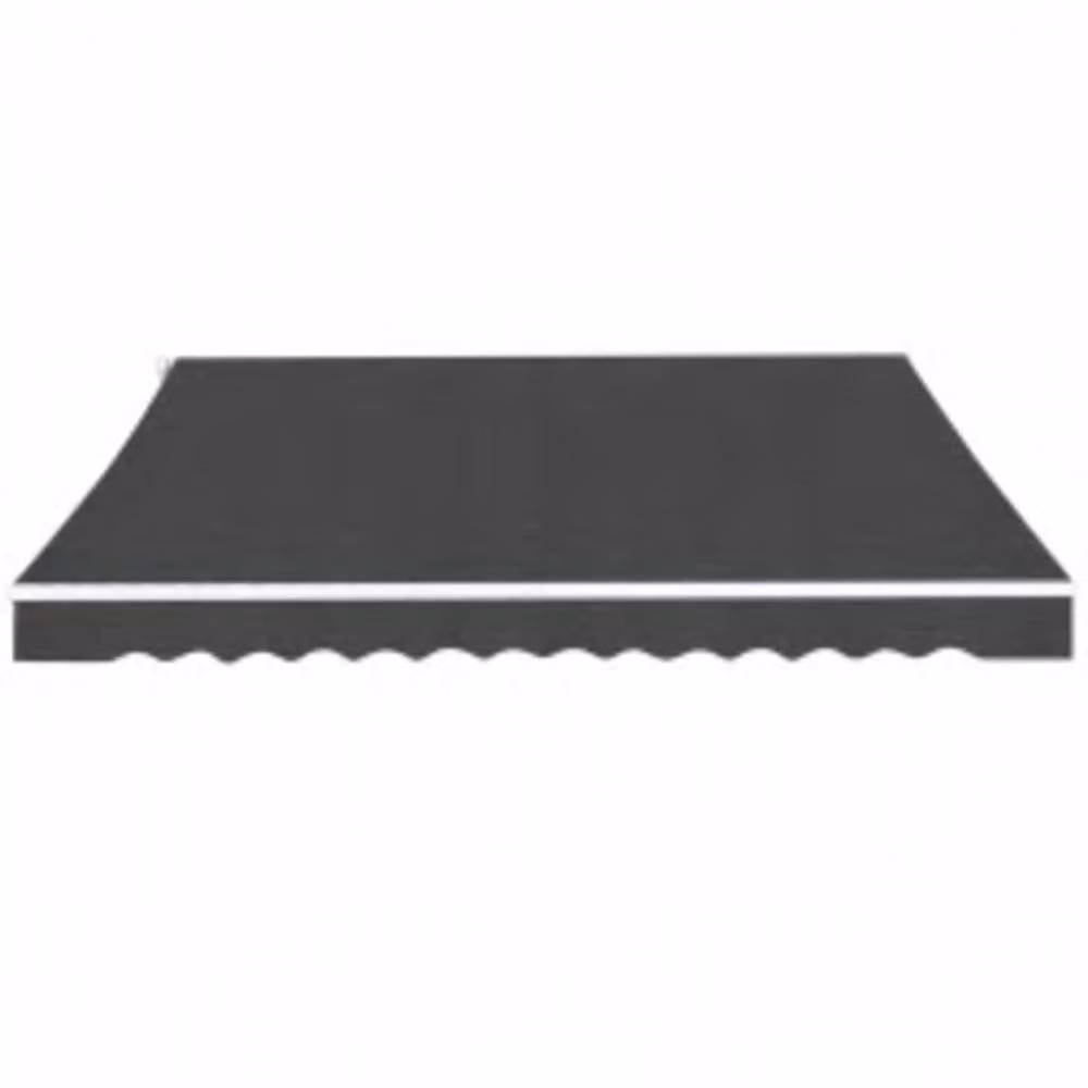 Berkfield Home Manual Crank Folding Awning in Anthracite Black, Width: 600 cm – 2