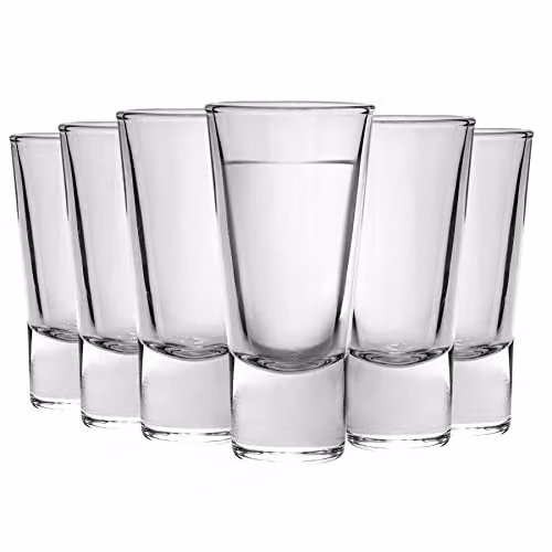 Bormioli Rocco Ypsilon Shot Glasses, 70ml, Pack of 12, Transparent – 1