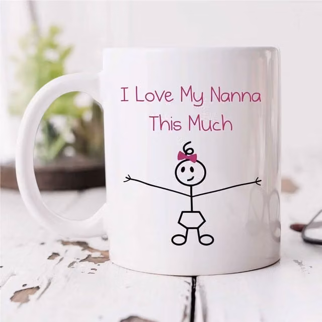 60 Second Makeover Limited I Love My Nanna This Much White Ceramic Mug