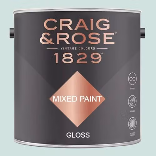 Craig & Rose 1829 Paint Stop Gloss Porcelain Blue 2.5 l
