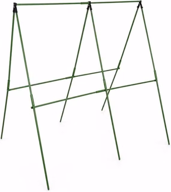 Nordara Green Steel Coated A-Frame Trellis Support, Width: 121 cm – 1