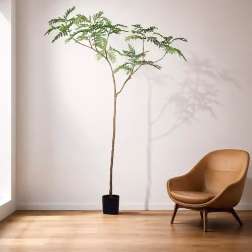 Leaf UK Botanik XL Luxury Freestanding Artificial Green Tree, Height: 240 cm