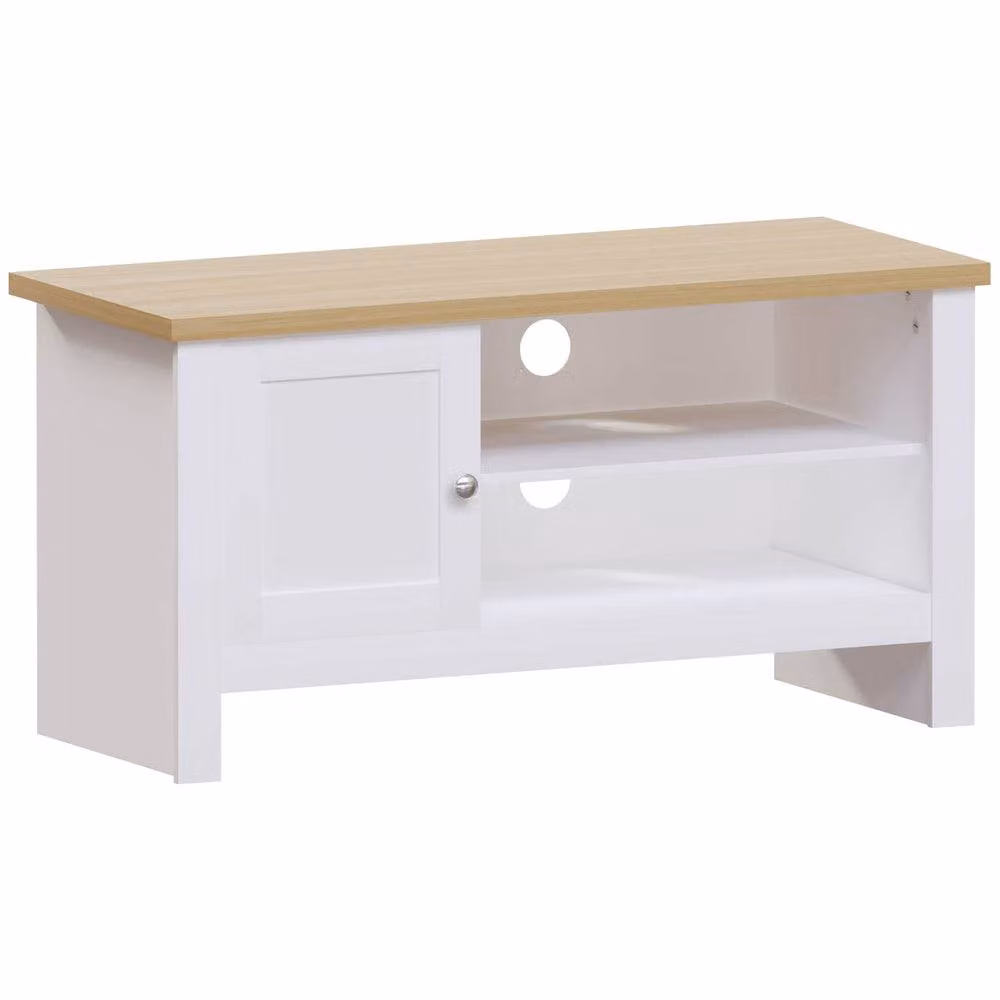 HD Designs Vida Designs Arlington 1 Door TV Unit in White Matt – 2