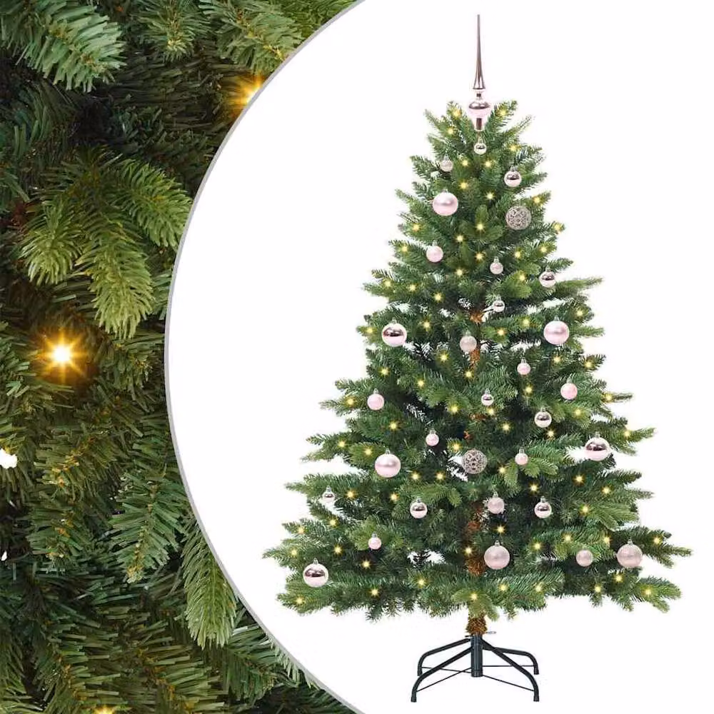 Berkfield Home Beautiful Green Artificial Christmas Tree with 150 LEDs, Height: 150 cm – 2