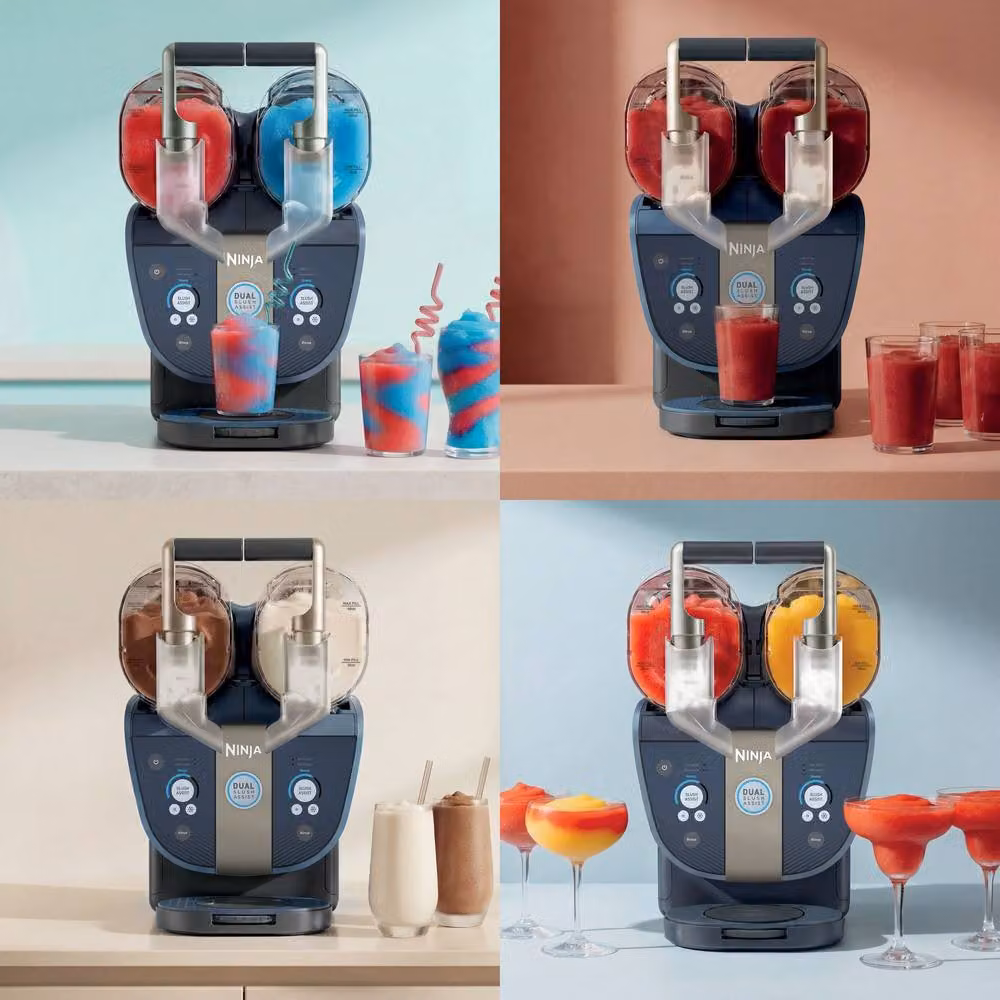 Ninja SLUSHi Machine Twist Frozen Drink Maker, Blue FS701UKBL – 2