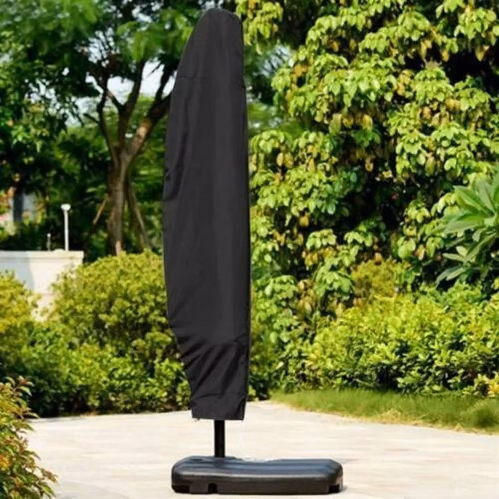 EONLION Black Waterproof Polyester Cantilever Banana Parasol Cover, Diameter: 100 cm – 3