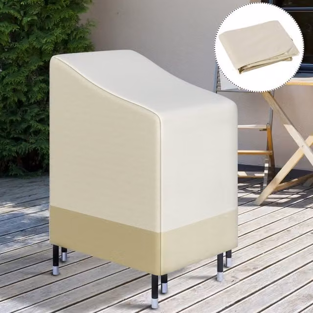 Outsunny Waterproof Sofa Cover in Beige and Brown