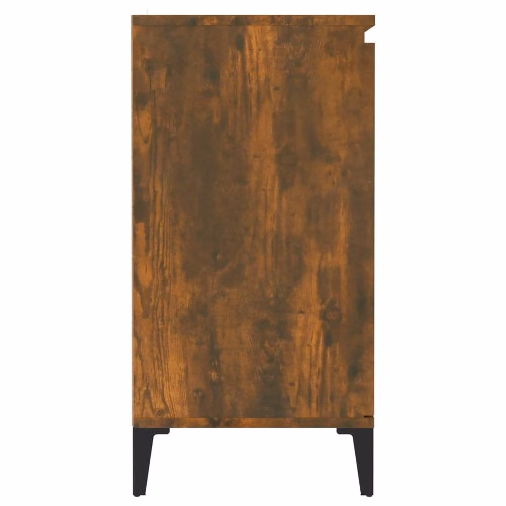 Berkfield Home Smoked Oak Sideboard in Brown, W/D/H: 60 x 35 x 70 cm – 3