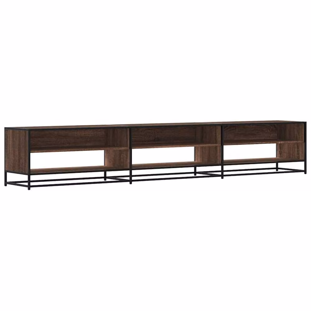 Berkfield Home Brown Oak TV Cabinet, W/D/H: 270 x 40 x 46 cm – 2