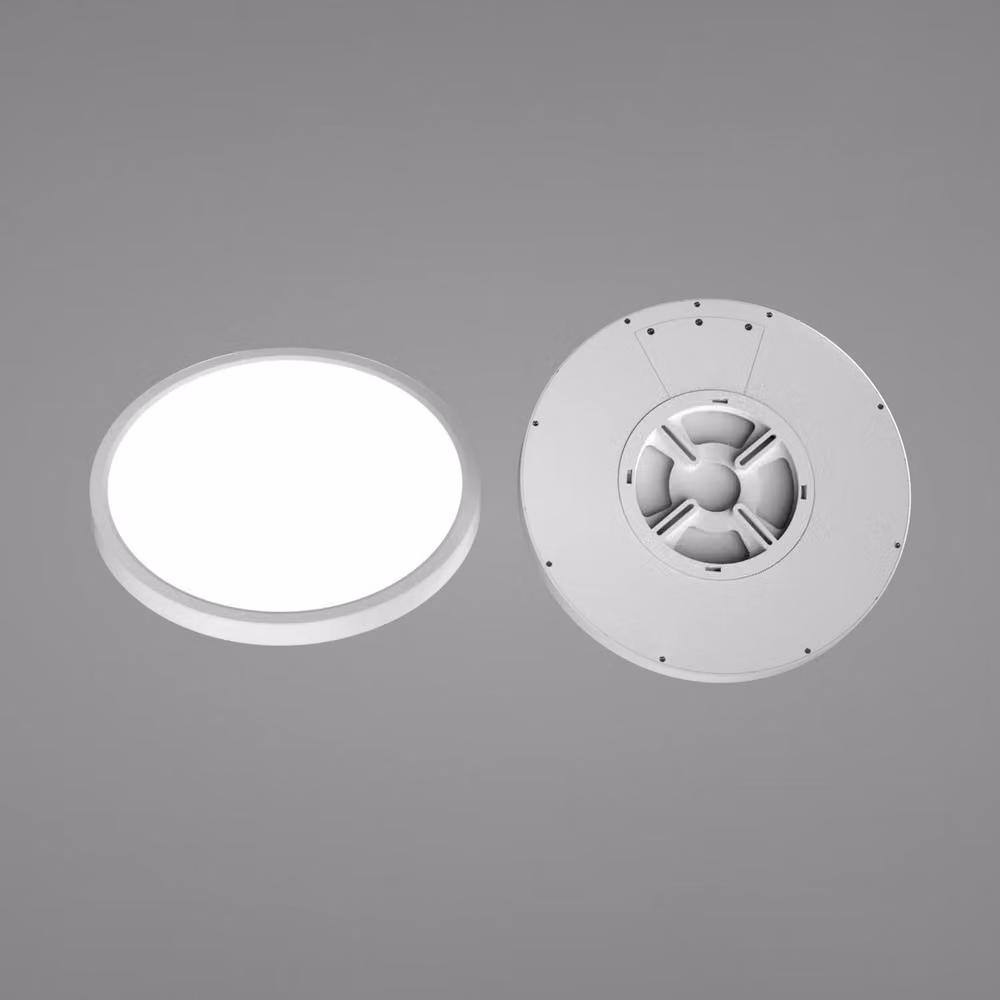 Netlighting Alata Round LED Flush Ceiling Light, White, Diameter: 48 cm – 2