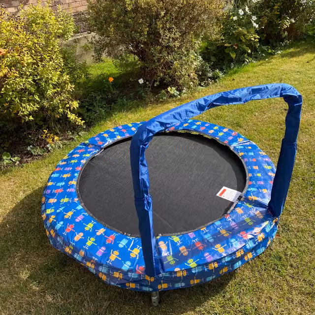Bazoongi Mini Trampoline, Blue