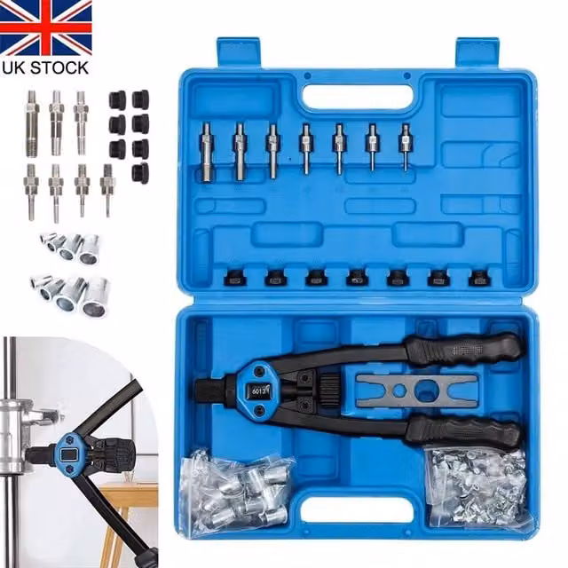 Nordara Professional 300-Piece Hand Nut Tool M3-M12 Repair Kit in Black Steel – 1