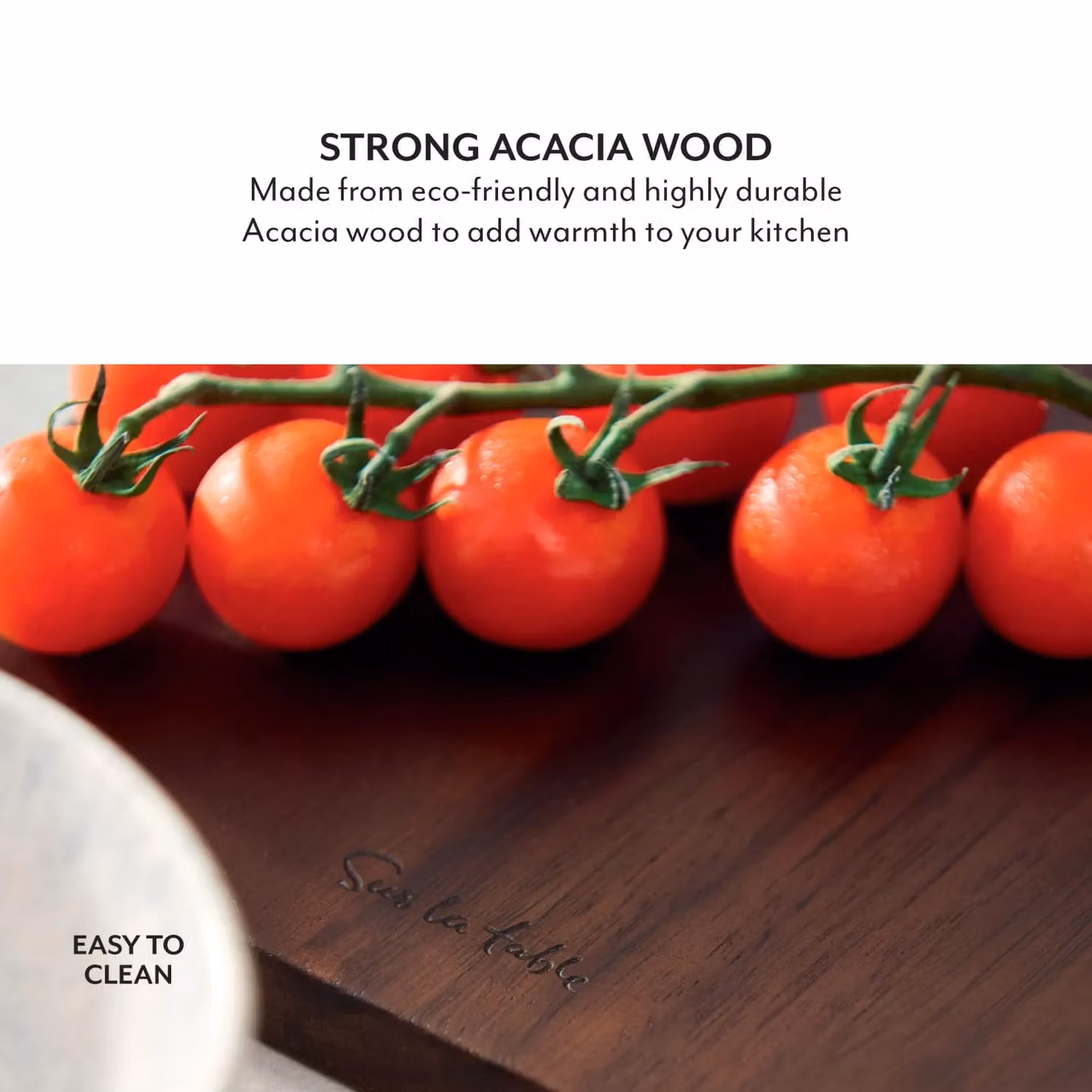 Sur La Table Core Square Wood Paddle Serving Board in Brown, W/D/H: 35.6 x 20.9 x 1.5 cm – 4