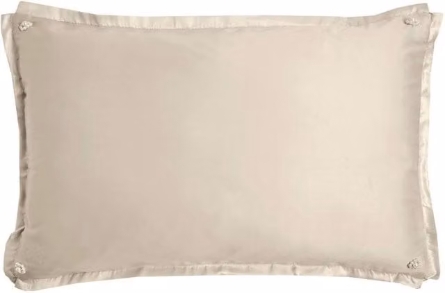 Smart Living Caprice Polycotton Breathable Pillowcase Pair in Beige