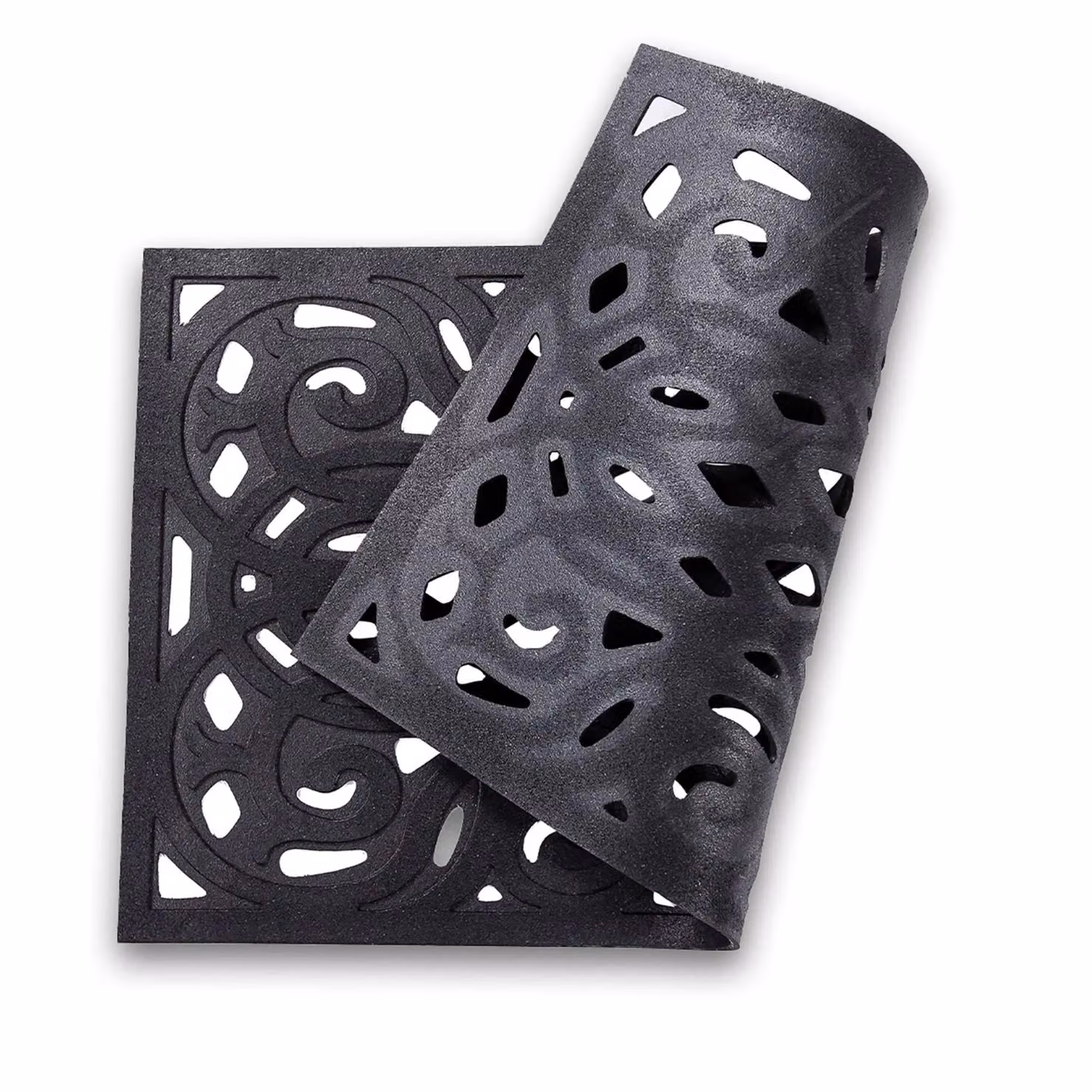 Nicoman Heavy Duty Rubber Outdoor Doormat, Black, W: 75 cm, D: 44 cm – 9