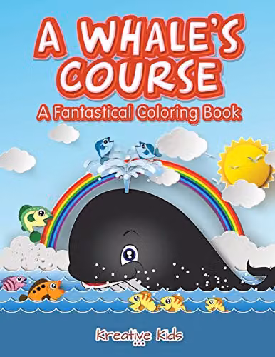 A Whale's Course: A Fantastical Colouring Book by Traudl Whlke, Multicolour Paper Edition
