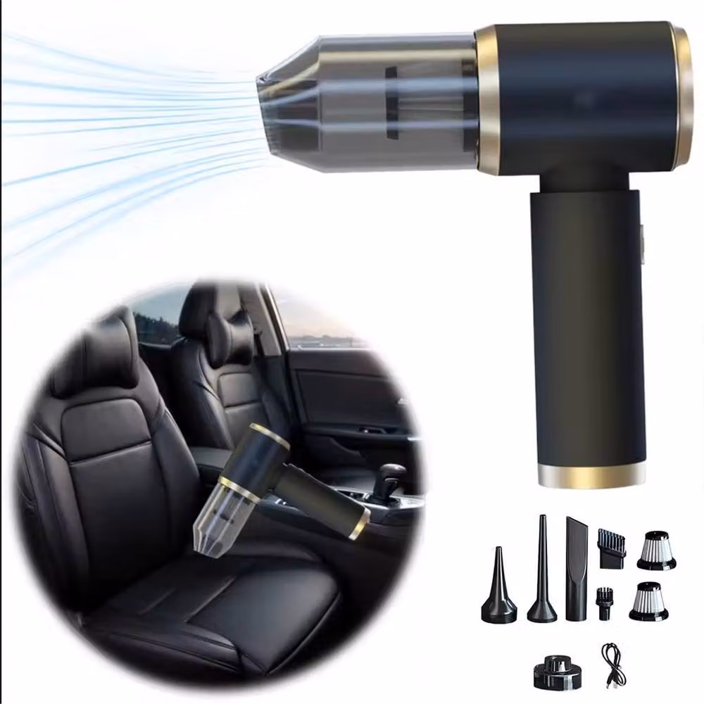 VOGREX Cordless Wet and Dry Car Vacuum Cleaner in Black – 3