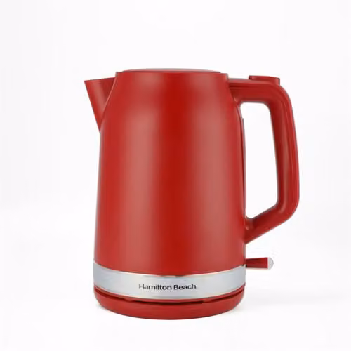 Hamilton Beach Ella Electric Kettle, 1.7 l, Red