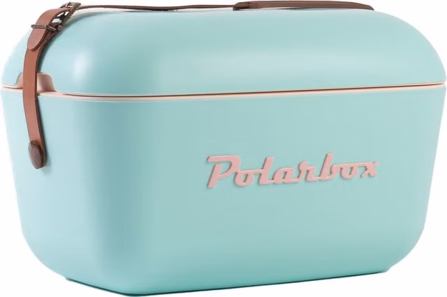 Polarbox Retro 12L Coolbox in Turquoise