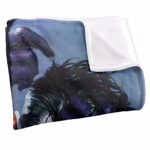 LOGOVISION Batman Joker Madness Super Soft Silky Touch Fleece Throw Blanket, Multicolour, W: 91.44 cm, L: 147 cm – 2