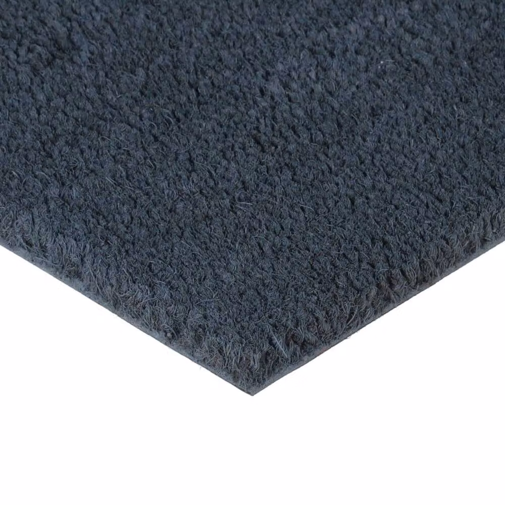 Berkfield Home Set of 5 Weatherproof Tufted Coir and PVC Door Mats, Anthracite Grey, W: 60 cm, D: 40 cm – 3