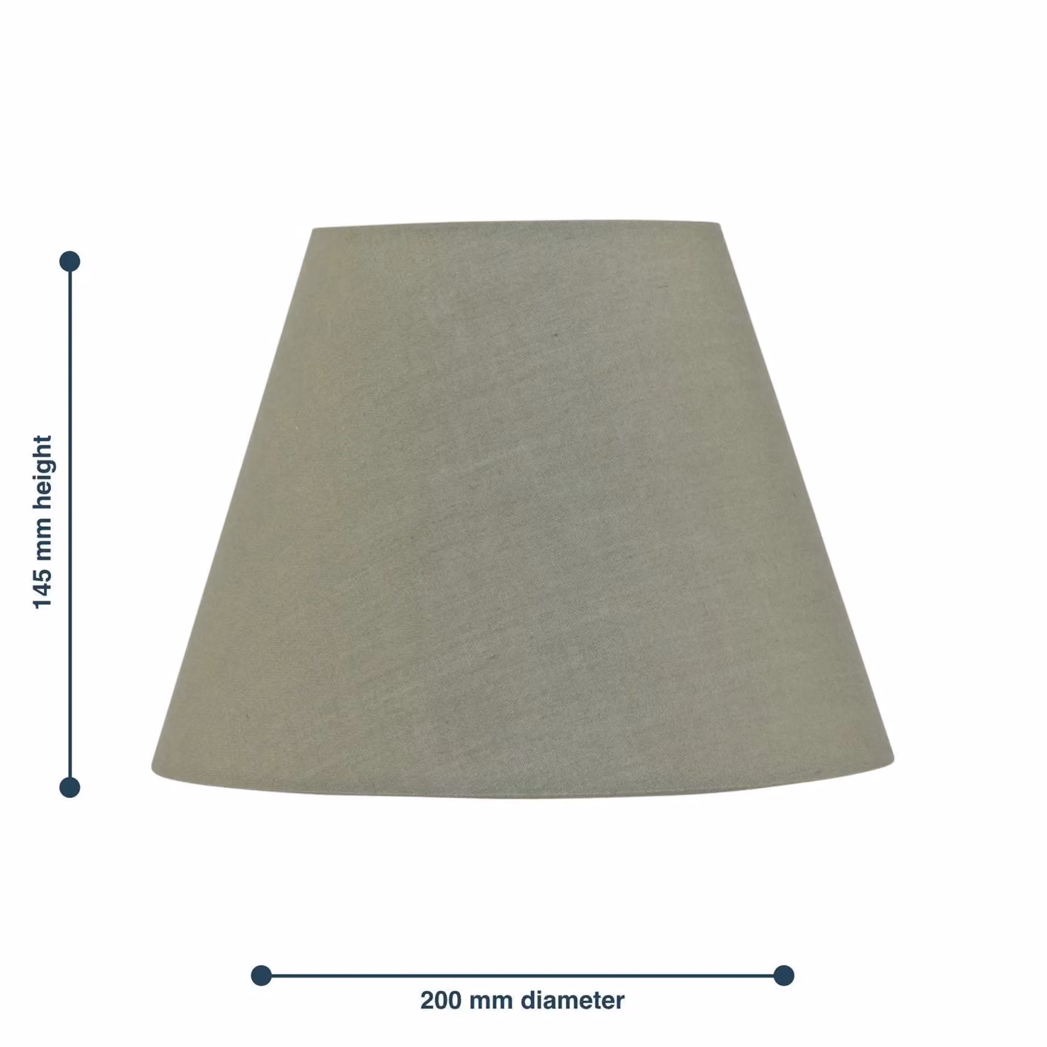 First Choice Lighting Green Fabric Cone Lamp Shade, Diameter: 20 cm – 2
