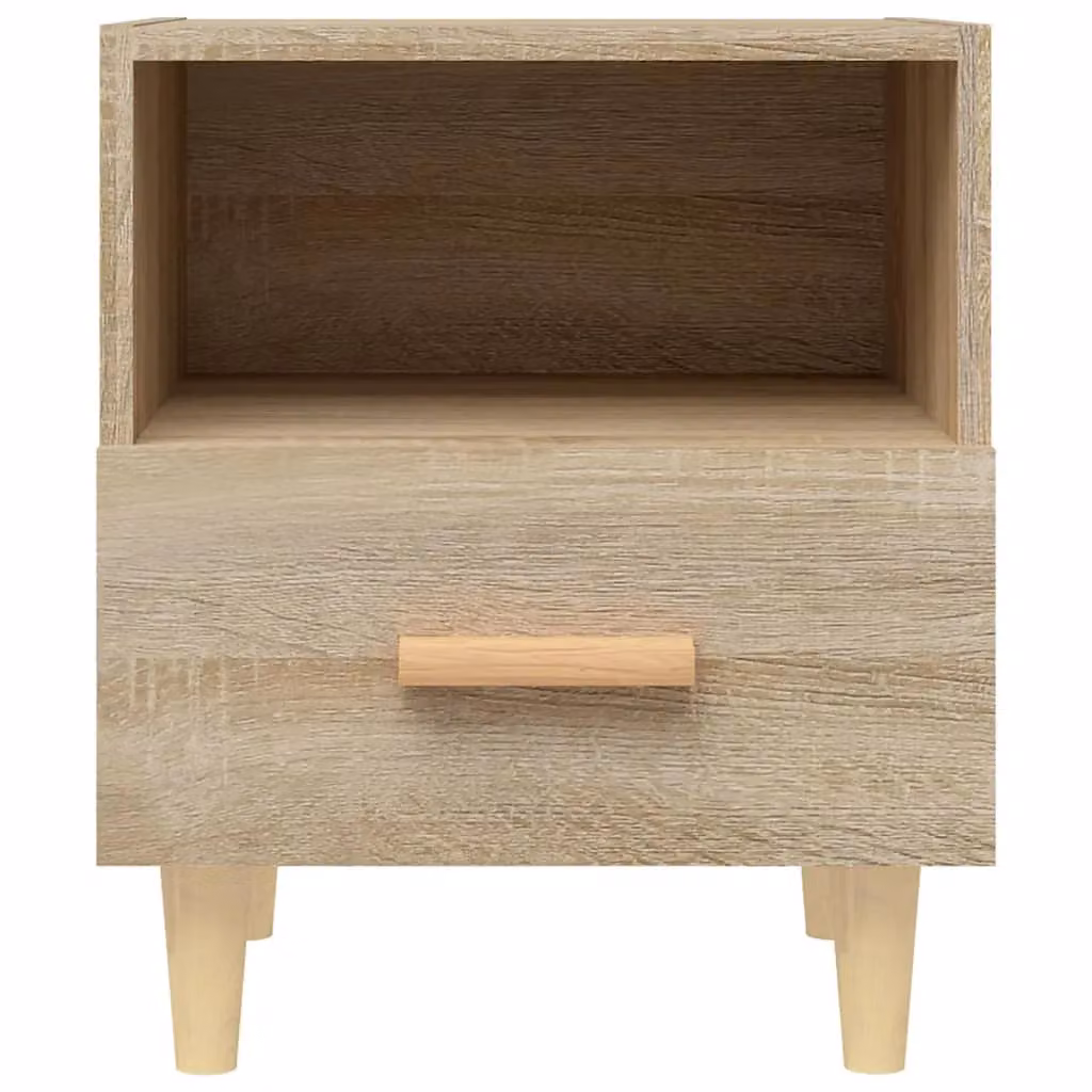 Berkfield Home Set of 2 Bedside Cabinets in Sonoma Oak Brown, W/D/H: 40 x 35 x 47 cm – 3