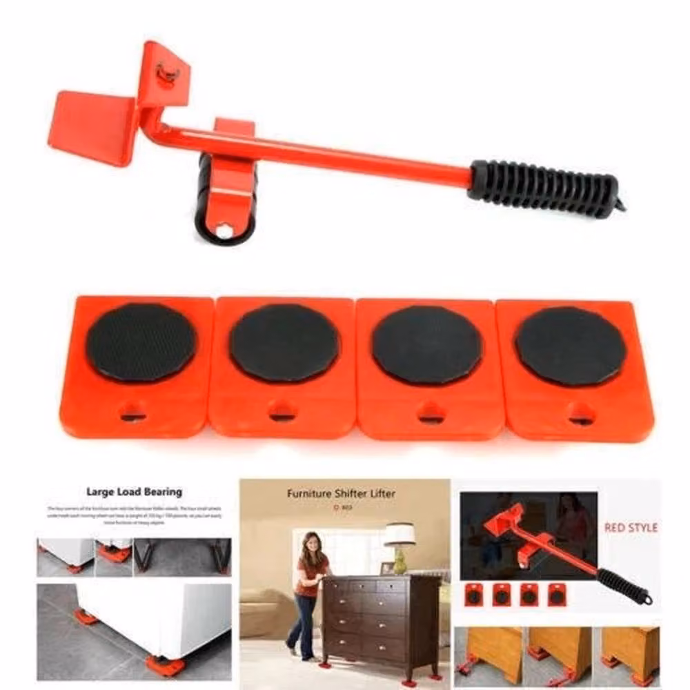 NESTLUNE Heavy Furniture Lifter and Easy Moving Slider in Red – 6