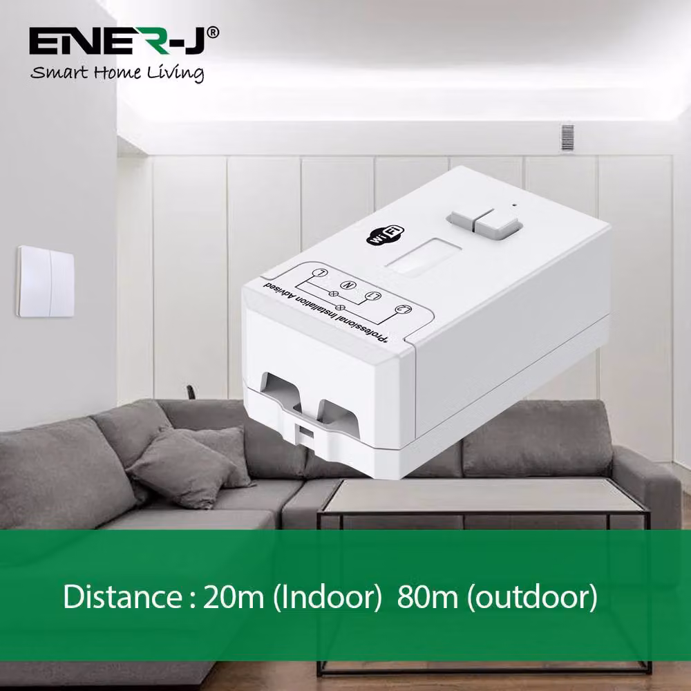 ENER-J 2 Way Wireless RF WiFi Receiver 5A x 2, White – 2