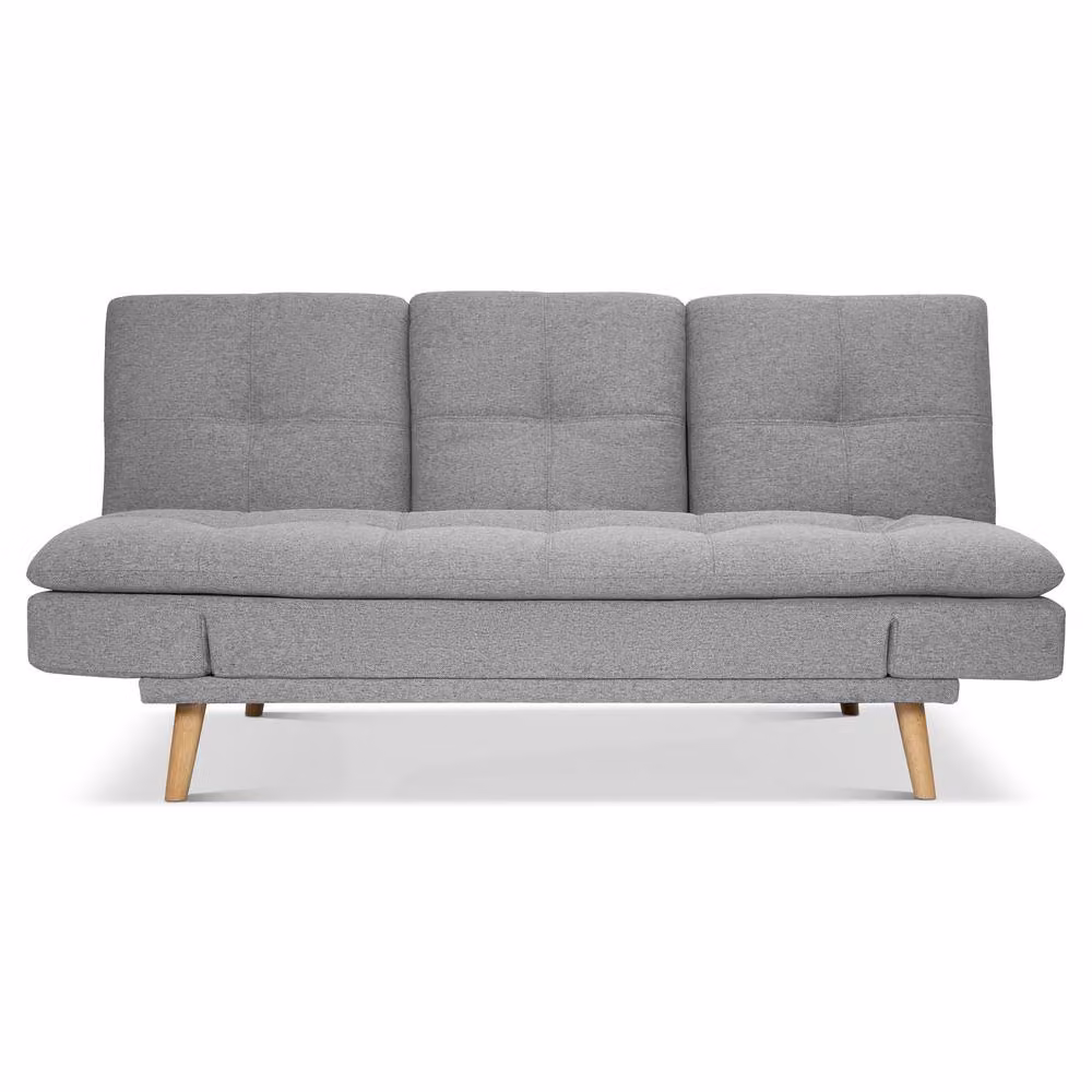 Bravich LTD Soho 4-in-1 Click Clack Sofa Bed, 3 Seater, Grey Fabric – 2