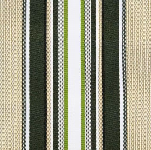 Primrose Awnings Replacement Awning Cover Fabric with Scalloped Valance, Multicolour, W: 6 m, D: 3 m – 1