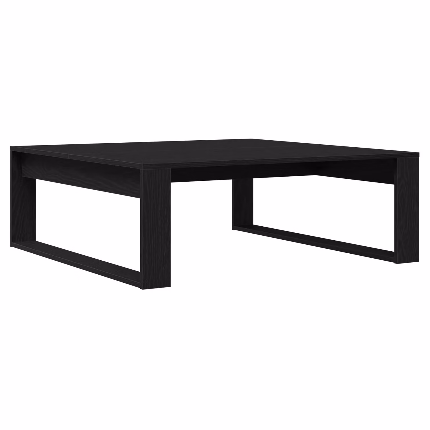 Berkfield Home Black Oak Coffee Table, W/D/H: 100 x 100 x 35 cm – 2