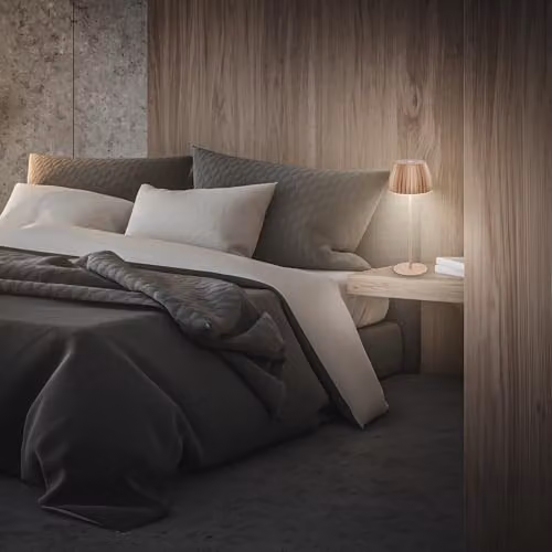 Briloner Brown LED Table Lamp with Touch Control, Dimmable Warm White Light, W/D/H: 14.3 x 14.3 x 36 cm – 3