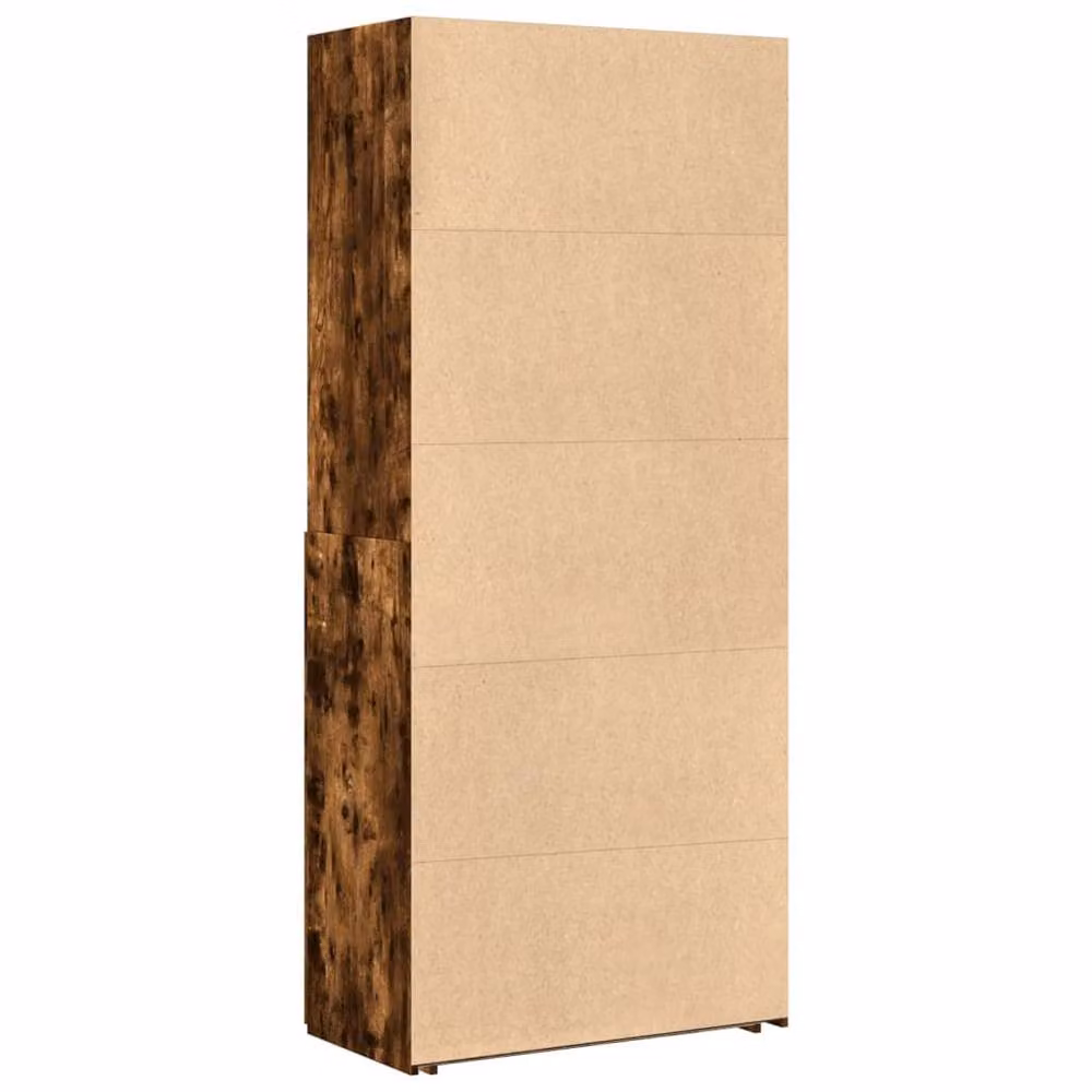 Berkfield Home Smoked Oak Highboard in Brown, W/D/H: 80 x 42.5 x 185 cm – 2