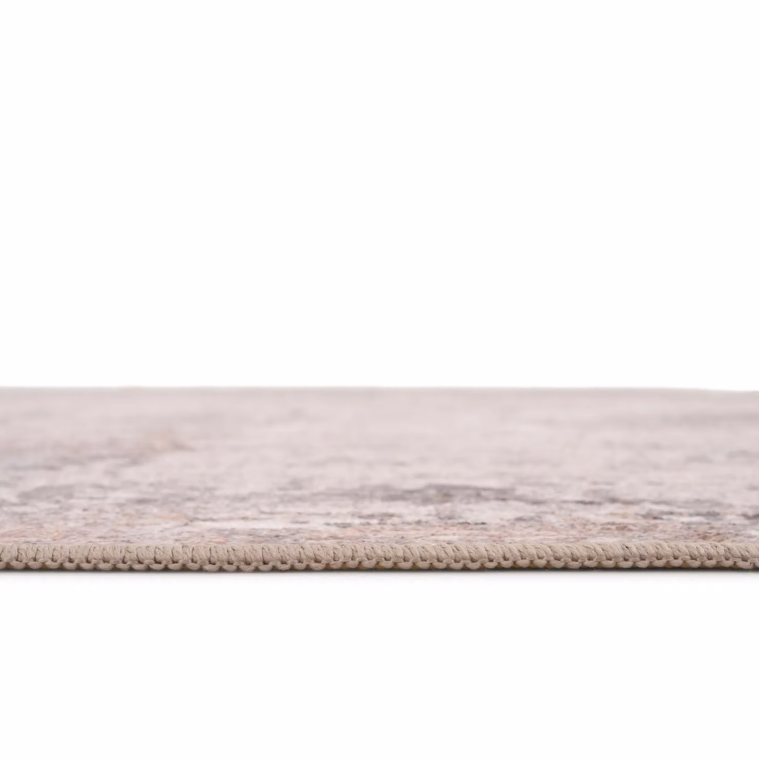 Kukoon Distressed Vintage Living Room Area Rug in Grey and Beige, Washable and Liquid Repellent, W: 80 cm, L: 300 cm – 4