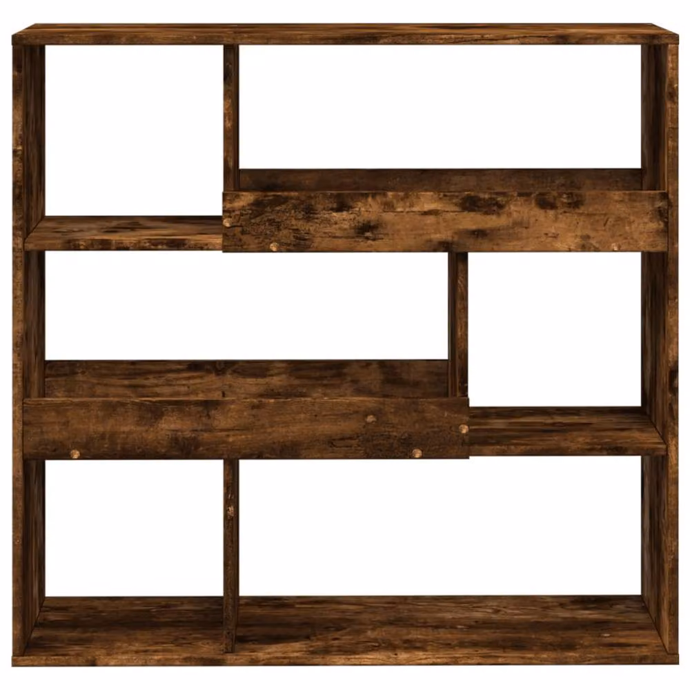 Berkfield Home Smoked Oak Room Divider in Brown, W/D/H: 100 x 33 x 94.5 cm – 4