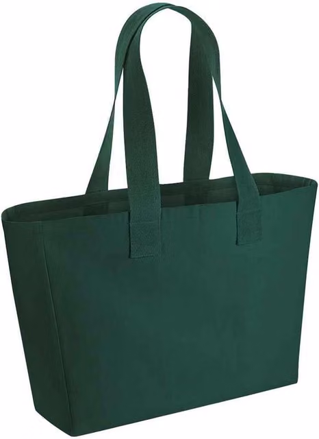 Westford Mill Everyday Tote Bag in Green, W/D/H: 43.0 x 34.5 x 13.5 cm