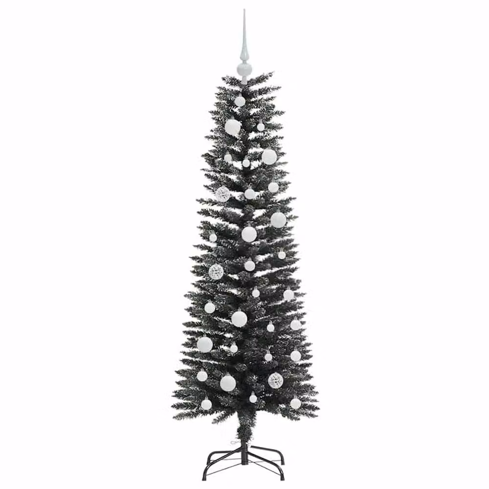 Berkfield Home Elegant Green Artificial Christmas Tree with Stand, H 120 x W 40.5 x D 40.5 cm – 4