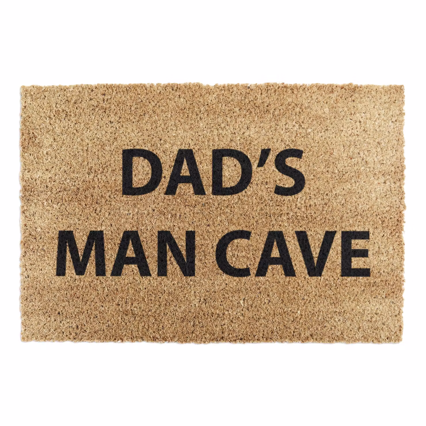 Artsy Mats Dad's Man Cave Doormat, Black and Brown, W: 60 cm, D: 40 cm – 2
