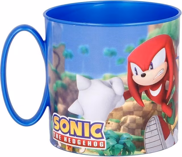 Sonic the Hedgehog Licenced Melamine Micro Mini Mug, 265 ml, Blue/Multicolour