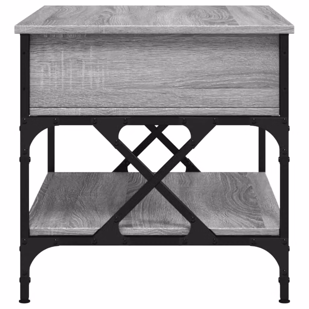 Berkfield Home Grey Sonoma Coffee Table with Lift Mechanism, W/D/H: 70 x 50 x 50 cm – 3