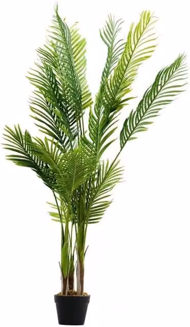 NESTLUNE Realistic Green Artificial Palm Tree, W/D/H: 15 x 15 x 100 cm – 1