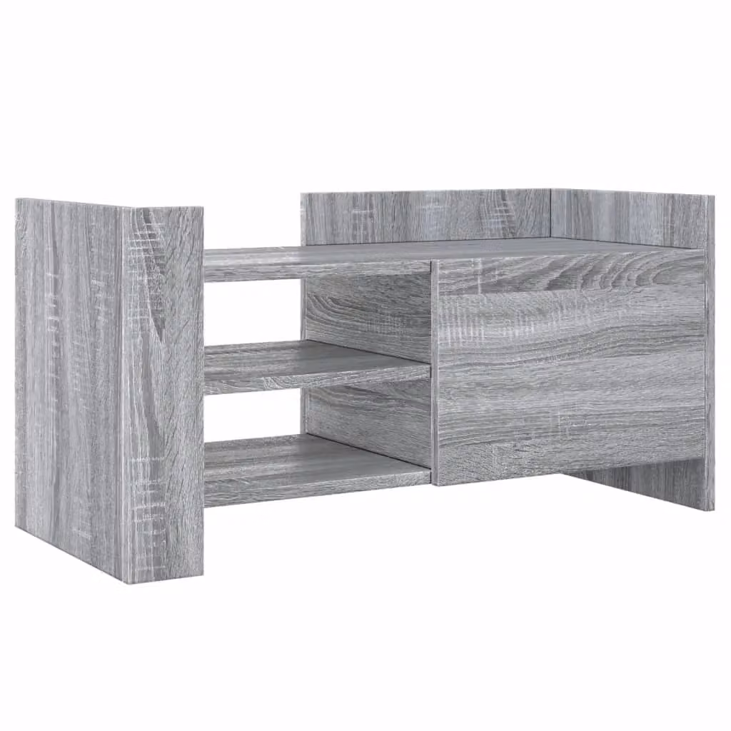 Berkfield Home Grey Sonoma TV Cabinet in Engineered Wood W/D/H: 80 x 35 x 40 cm – 2
