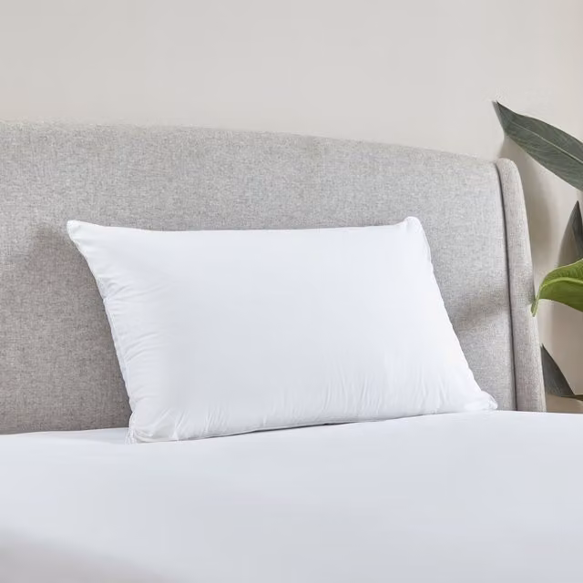 Catherine Lansfield Luxury Multi Relax Cotton Pillow, White, W: 48 cm x H: 74 cm